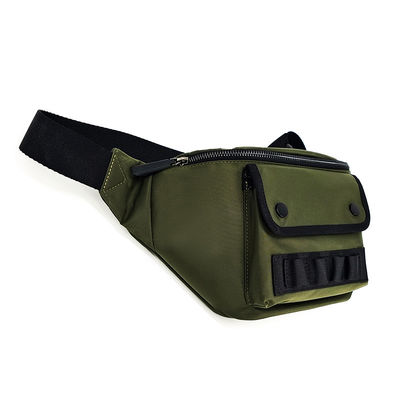 Zielony Fanny Hip Pack, Nylon Fanny Waist Bag Lightweight