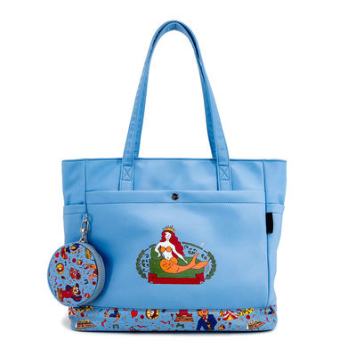Niebieski, kobiecy, crossbody, torebka z regulowanym pasem na ramieniu