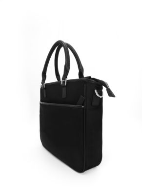Tkanina poliestrowa podkładana Crossbody Tote torebka ręczna Czarny Kolor Wielofunkcyjny