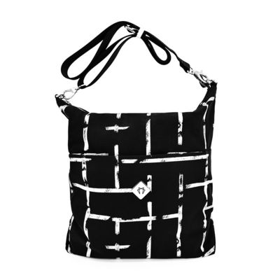 Fashion Style Crossbody Tote Handbag z zamkiem i średnim rozmiarem