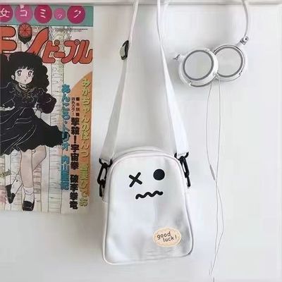 Kobiety Cute Shoulder Crossbody Bags Czarny kolor z regulowanym paskiem