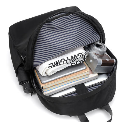 Unisex Student Bag Backpack Zipper Zamknięcie szary kolor wodoodporny