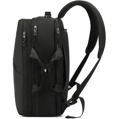 Unisex torba komputerowa plecak, czarny laptop plecak wodoodporny