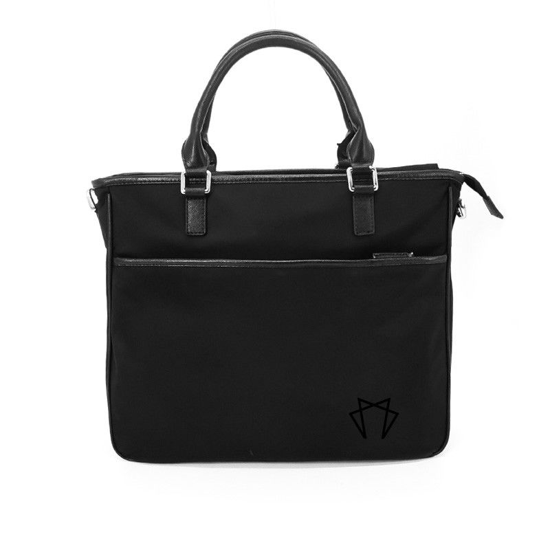 Tkanina poliestrowa podkładana Crossbody Tote torebka ręczna Czarny Kolor Wielofunkcyjny